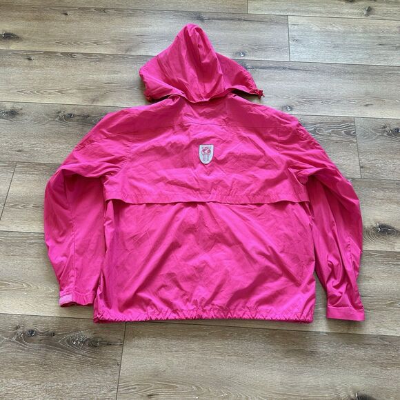 Vintage Nike Jacket Womens XL Pink International Windbreaker 90s - Picture 2 of 7